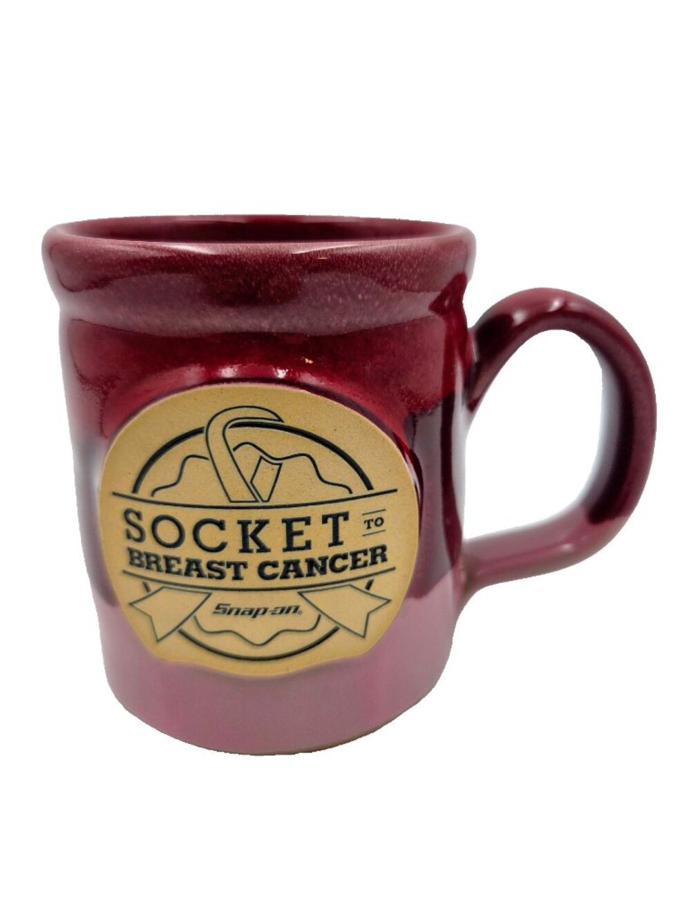 Snap On Deneen Socket To Breast Cancer Awareness Ceramic Coffee Mug Cup Red 2025